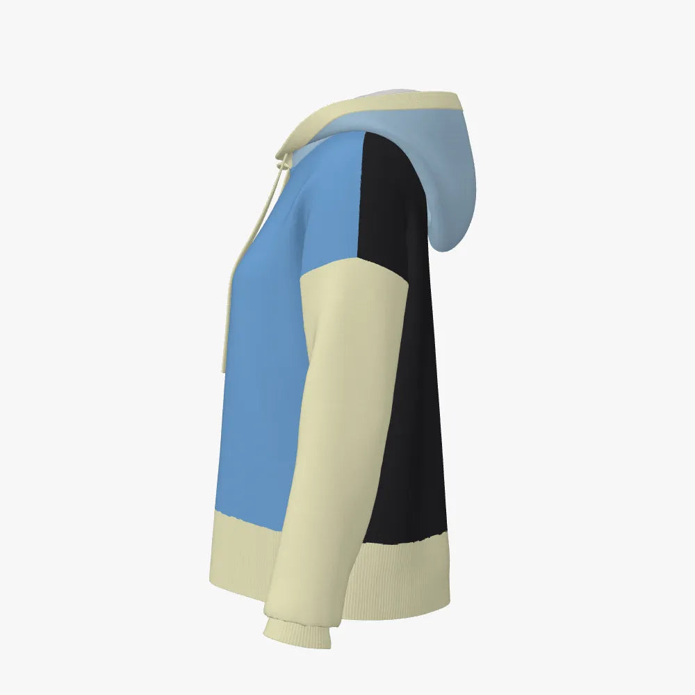 Women's Jacquard Hoodie | 12 GG | Grey | Navy | Sky Blue | Cream |