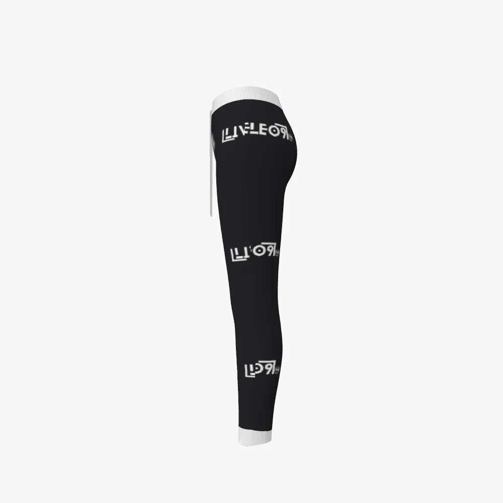 Women's Jacquard Leggings | 12 GG | Black | White |