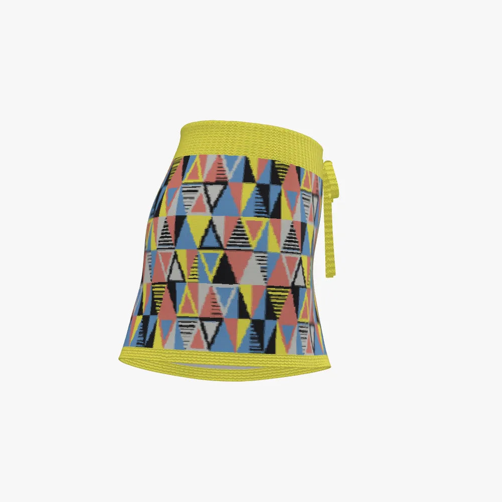 Women's Jacquard Shorts | 12 GG | Yellow | White | Black | Blue | Orange |