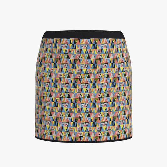 Women's Short Skirt | 12 GG | Curve | Yellow | Black | Blue | Orange |