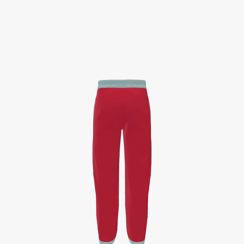 Men's Jacquard Track Pants | 12 GG | Red | Light Blue  |