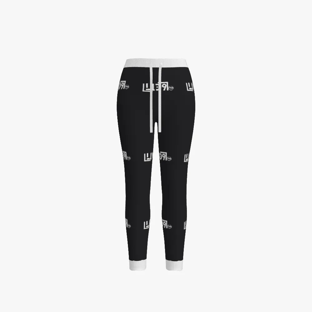 Women's Jacquard Leggings | 12 GG | Black | White |