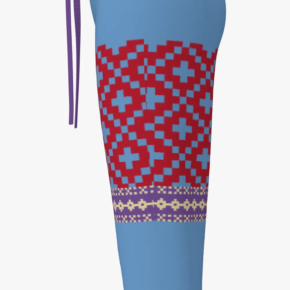 Women's Jacquard Joggers | 12 GG | Scarlet Red | Sky Blue | Lavender | Gold |