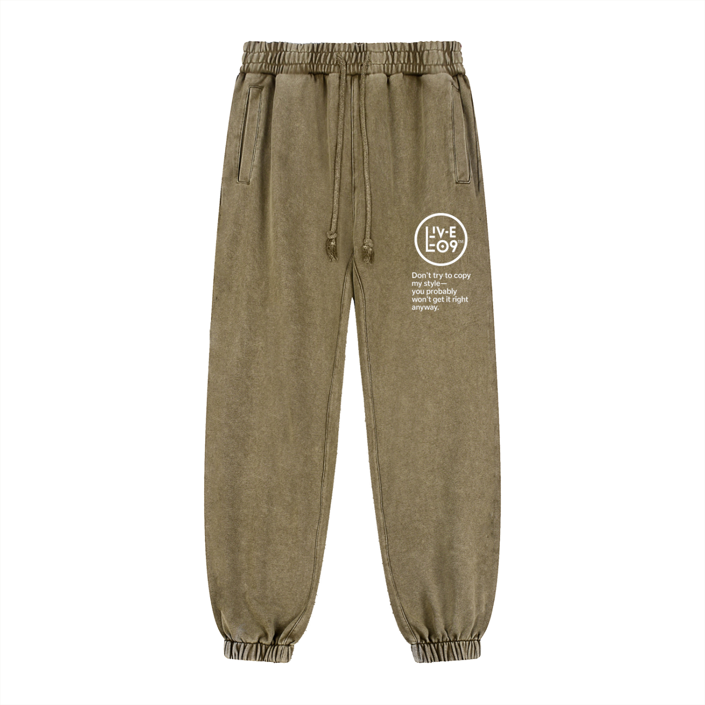 LIVELEO9 Snow Wash Heavyweight Jogged Sweatpants | Men | Women | 400 GSM | 5 Colors |