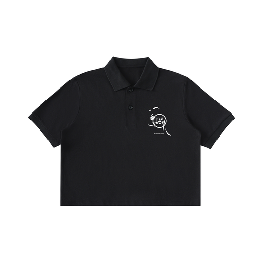 LIVELEO9 Essential Cropped Polo Shirt | Women | 3 Colors |