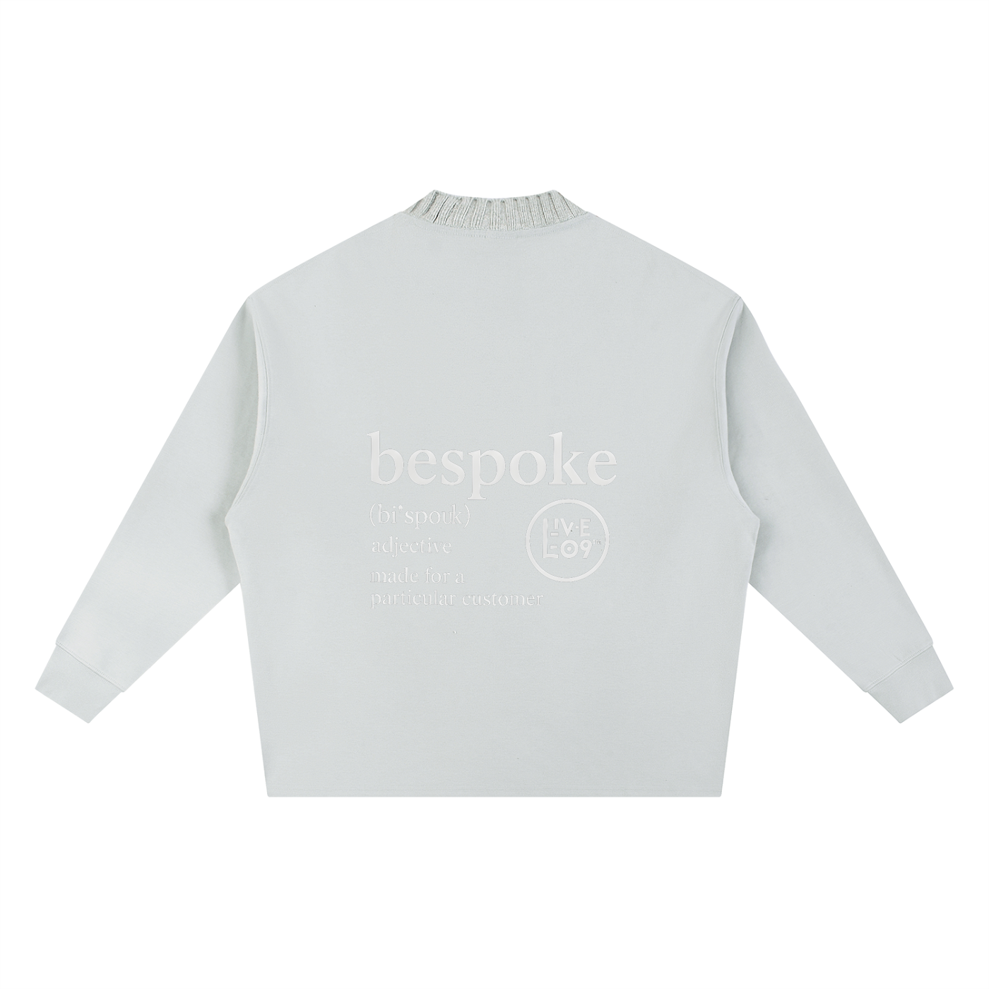 LIVELEO9 Knitted Round Neck Oversize Sweatshirt | Men | Female | 290 GSM | 4 Colors |