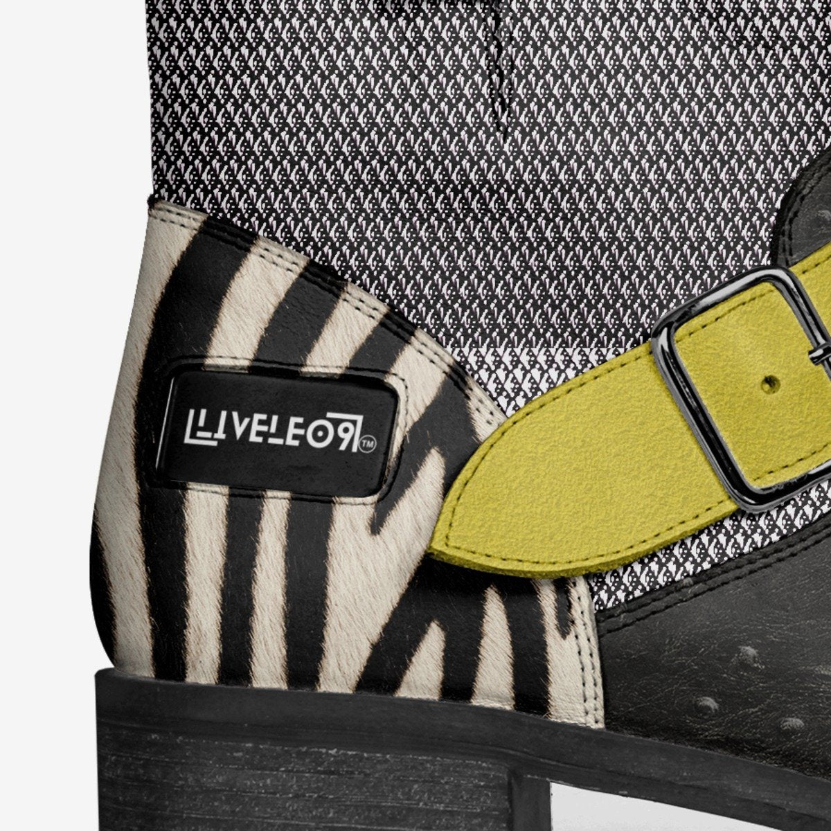 LIVELEO9 Low Rider Boots | Ostrich | Zebra | Hounds Tooth |