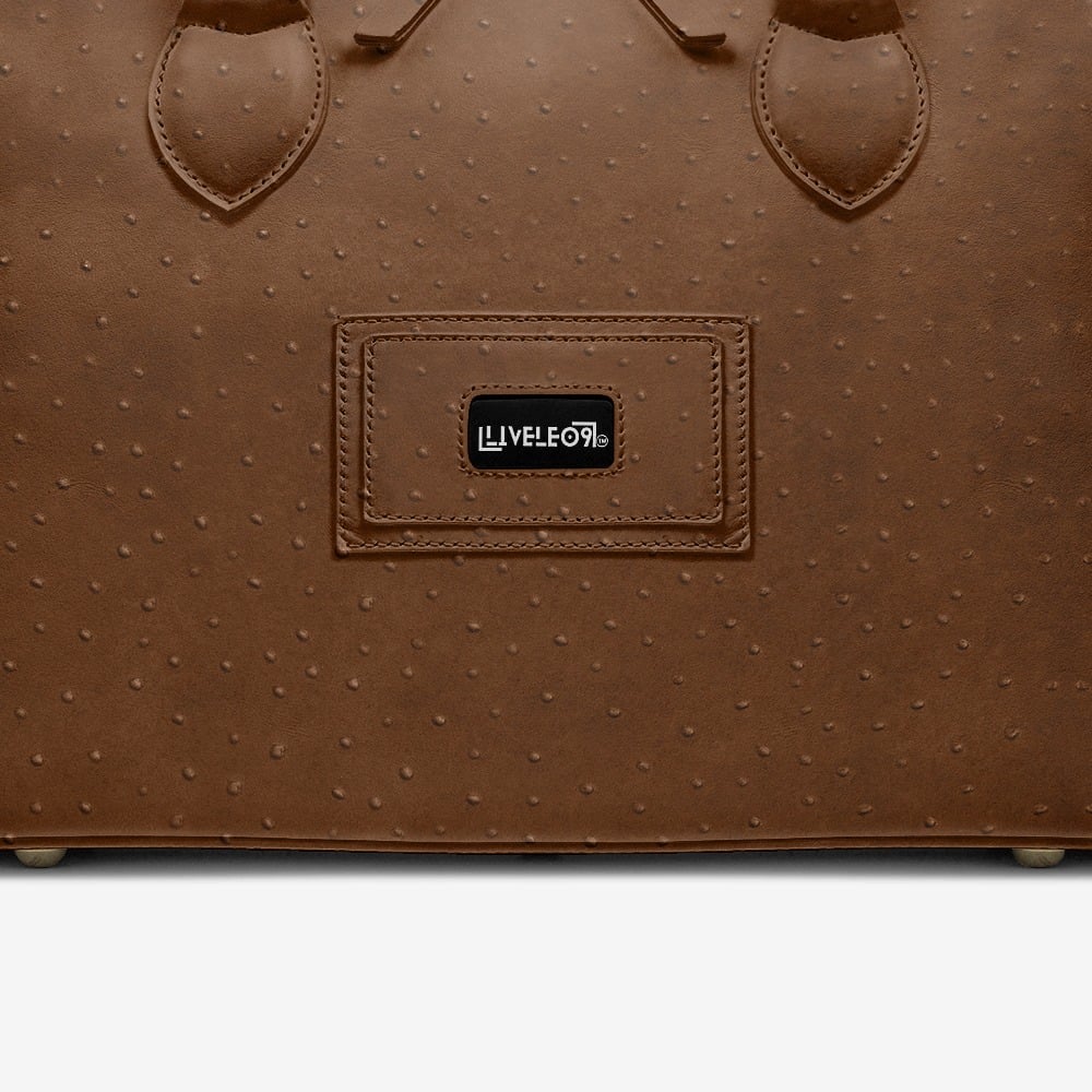 LIVELEO9 Crocodile Chic Bucket Bag | Brown |