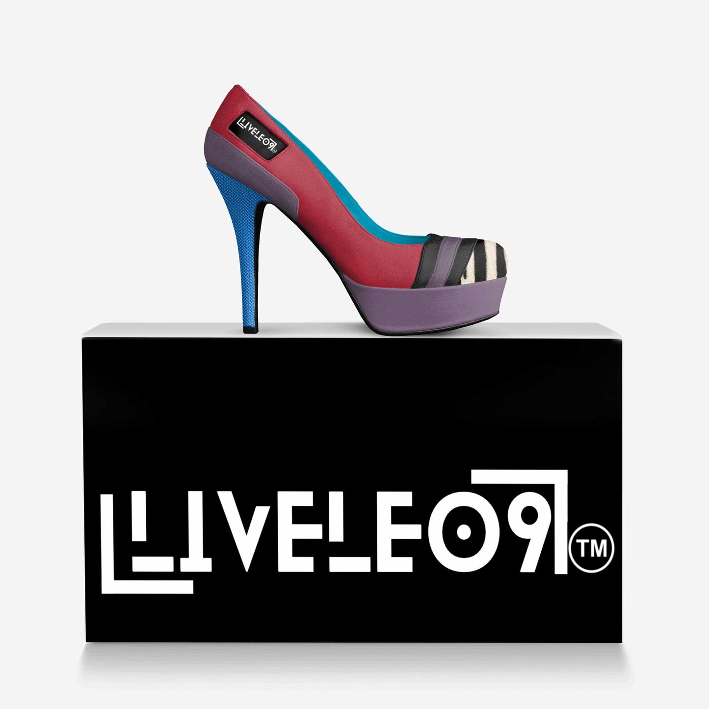 LIVELEO9 E'lectrique Pump | Electric Blue | Lavender |Scarlet Red | Zebra |