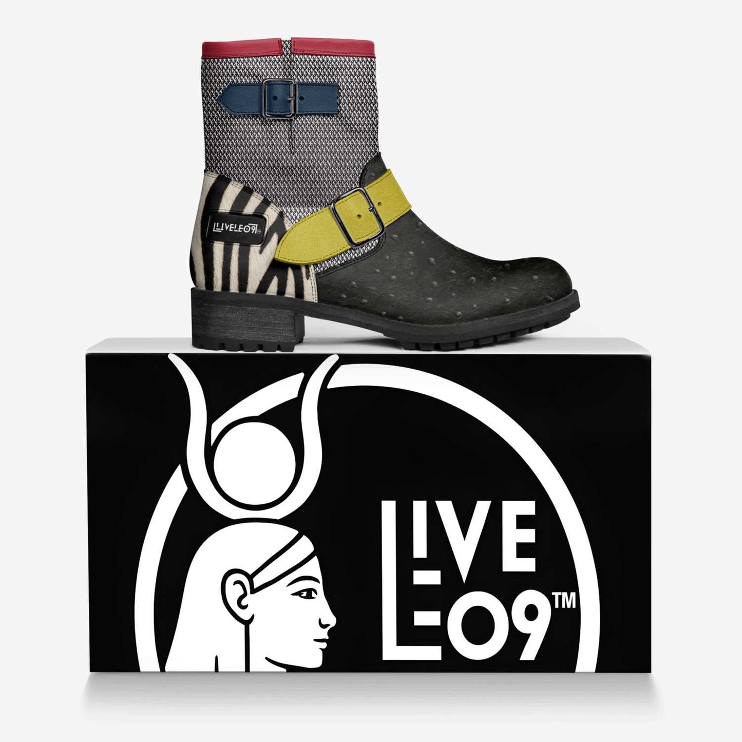 LIVELEO9 Low Rider Boots | Ostrich | Zebra | Hounds Tooth |