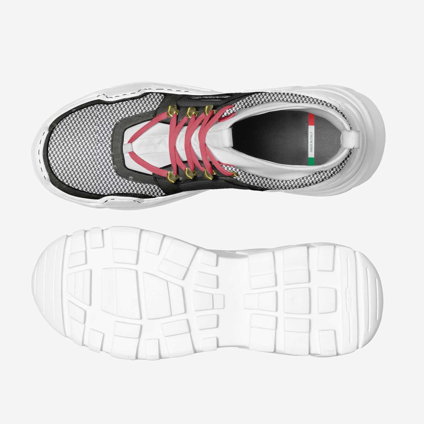 LIVELEO9 Cross Trainers | Black | Hounds Tooth |