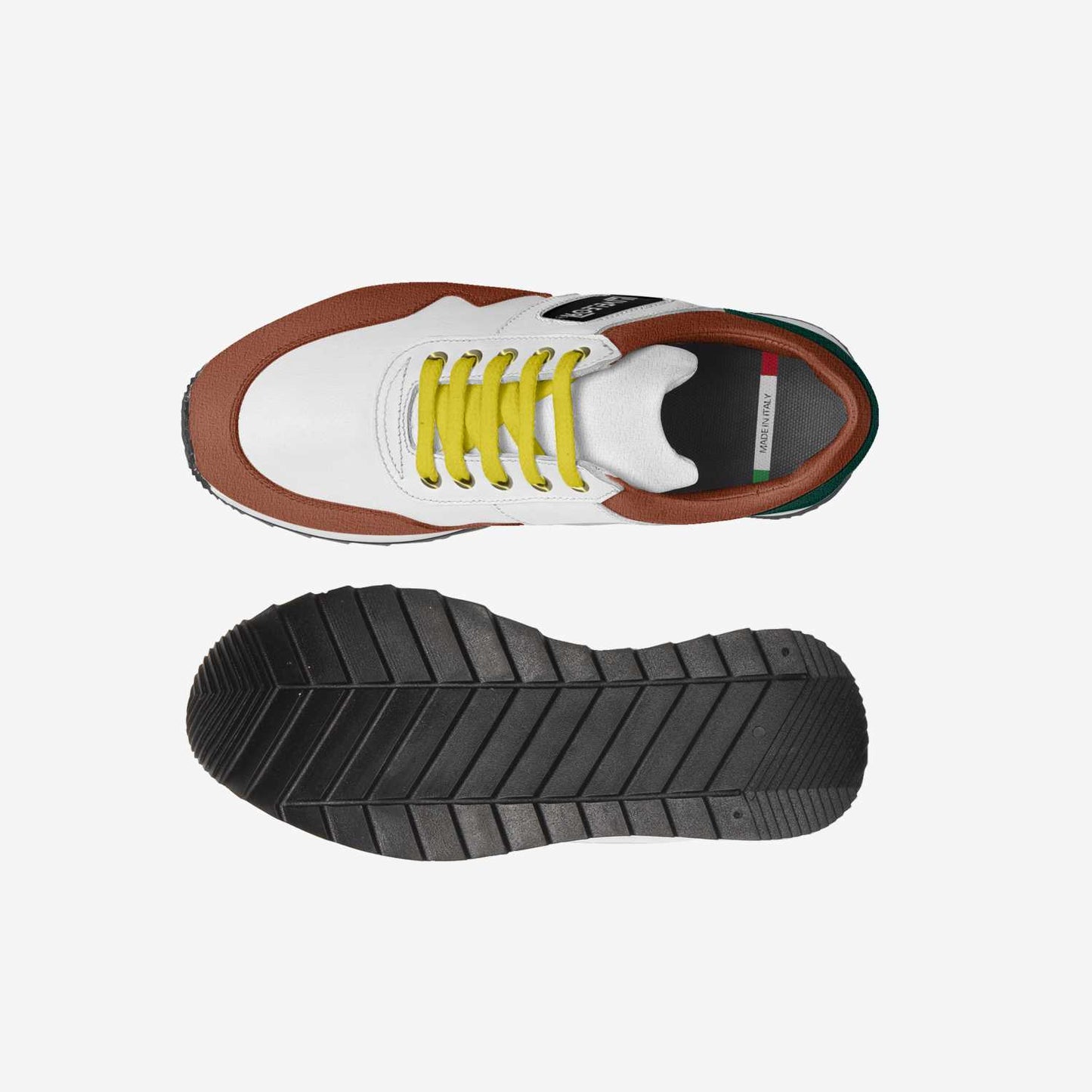 LIVELEO9 Kid Runners Classic 26' | White | Forrest Green | Brown | Yellow |