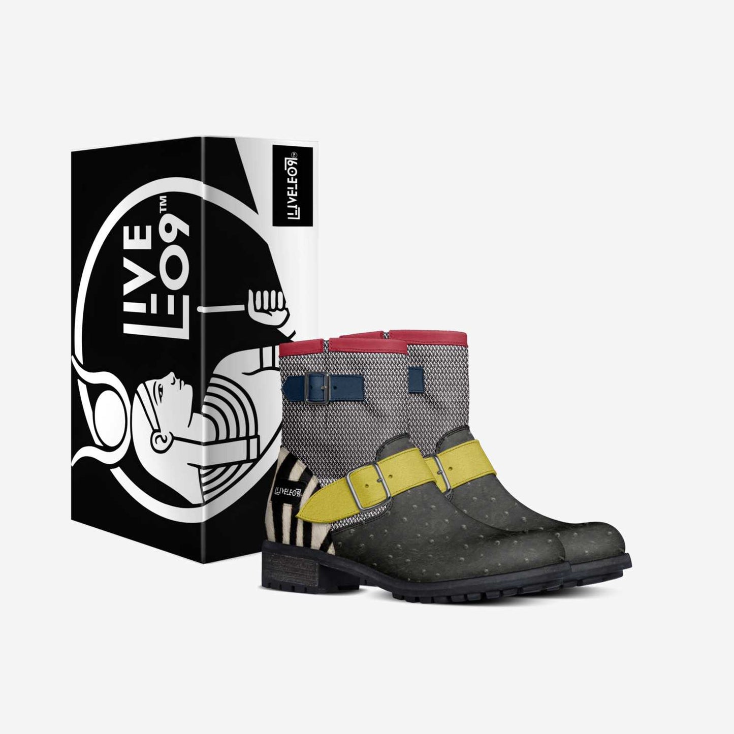LIVELEO9 Low Rider Boots | Ostrich | Zebra | Hounds Tooth |