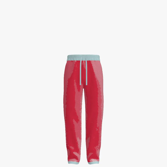Men's Jacquard Track Pants | 12 GG | Red | Light Blue  |