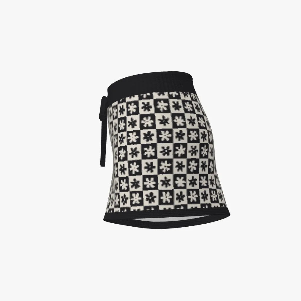 Women's Jacquard Shorts | 12 GG | Black | White |