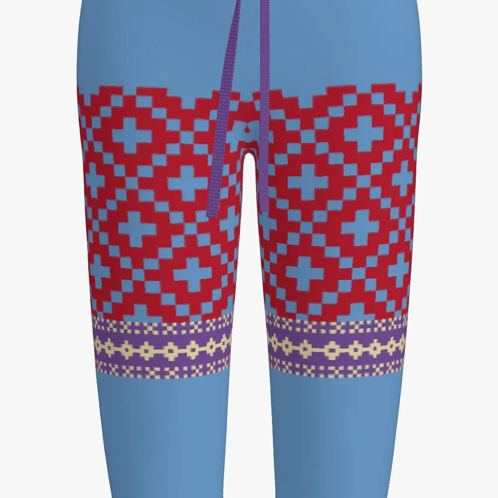 Women's Jacquard Joggers | 12 GG | Scarlet Red | Sky Blue | Lavender | Gold |