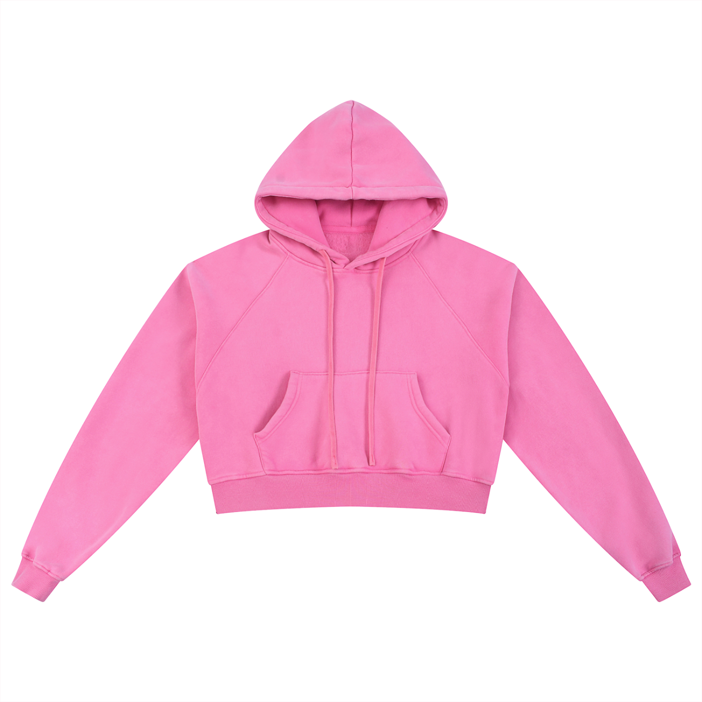 LIVELEO9 Snow Washed Cropped Hoodie | Women | 355 GSM | 4 Colors |