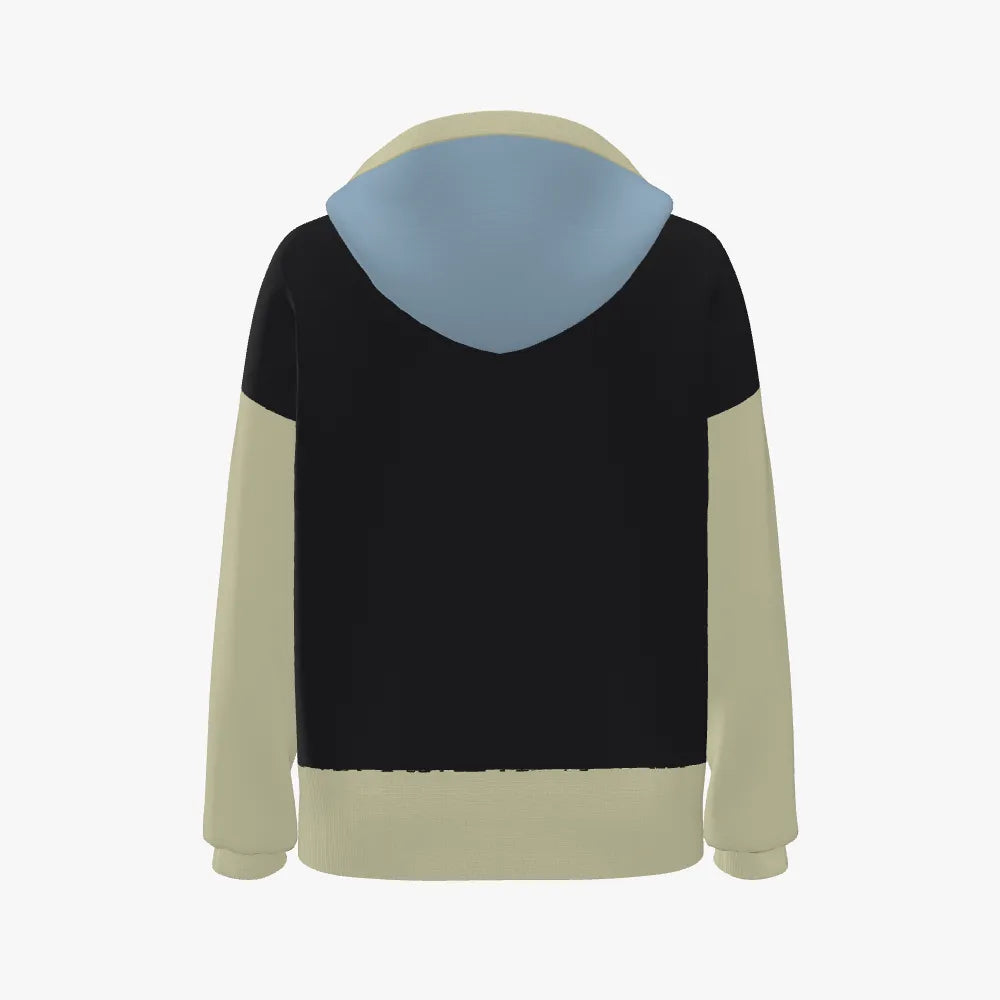 Women's Jacquard Hoodie | 12 GG | Grey | Navy | Sky Blue | Cream |