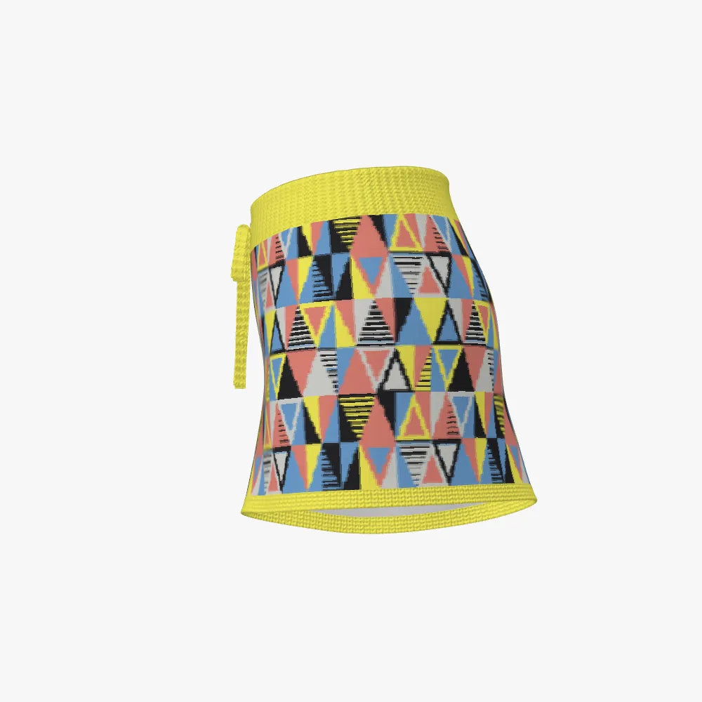 Women's Jacquard Shorts | 12 GG | Yellow | White | Black | Blue | Orange |
