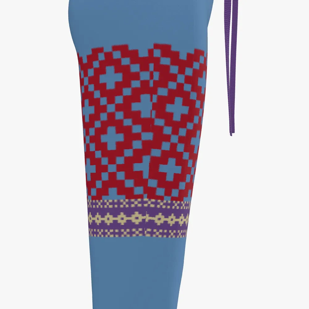 Women's Jacquard Joggers | 12 GG | Scarlet Red | Sky Blue | Lavender | Gold |