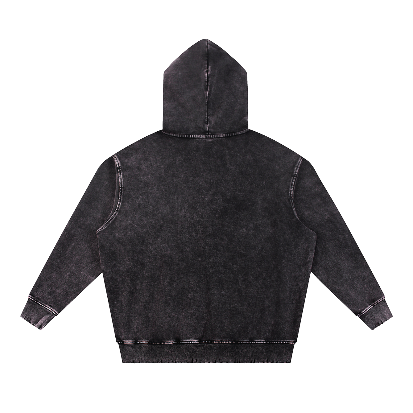 LIVELEO9 Snow Wash Hand-Frayed Heavyweight  Hoodie | Men | Women | 400  GSM | 5 Colors |