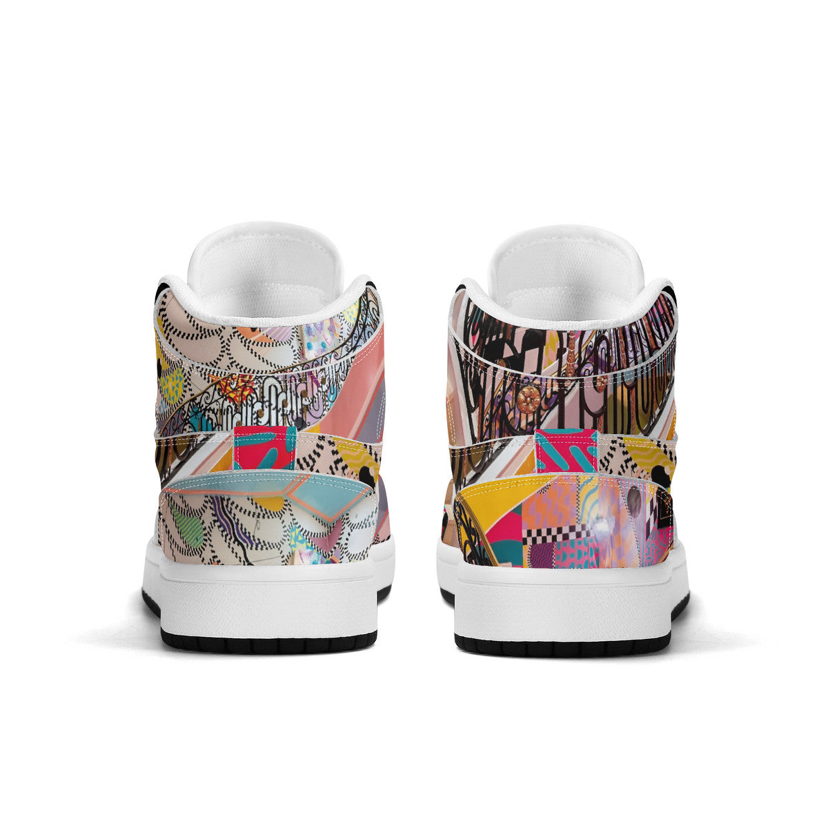 LIVELEO9 x AMIA High Top Mirage | Kids | White | Vegan Collection |