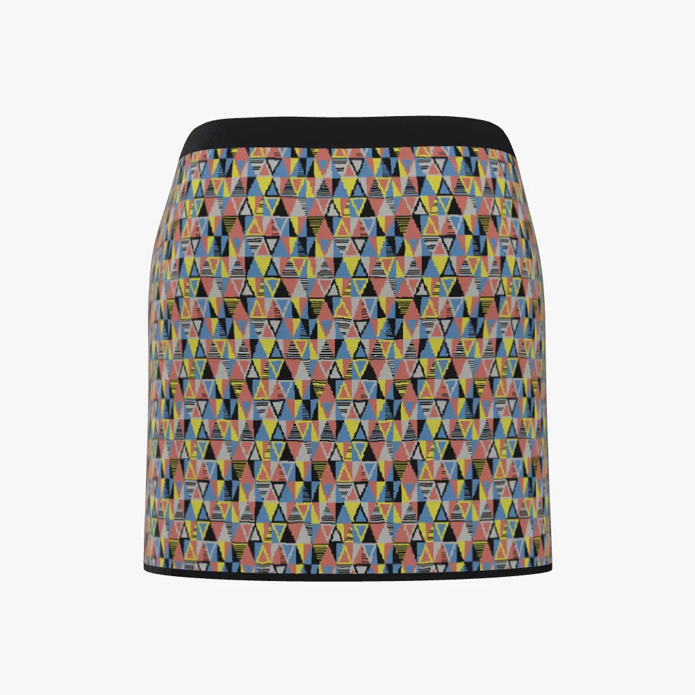 Women's Short Skirt | 12 GG | Curve | Yellow | Black | Blue | Orange |