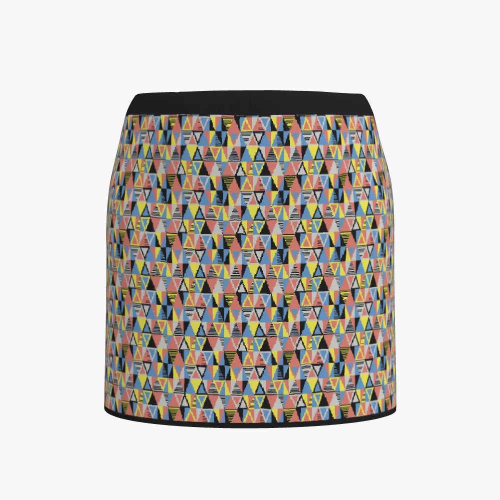 Women's Short Skirt | 12 GG | Curve | Yellow | Black | Blue | Orange |