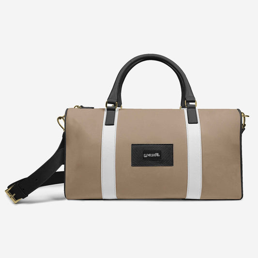LIVELEO9 Duffel Bag | Brown | Black | White |