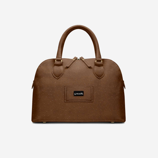 LIVELEO9 Crocodile Chic Bucket Bag | Brown |