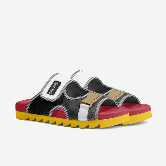 LIVELEO9 Python Snake Skin Slides | Red | Black | White | Yellow | Available Spring 2026 |