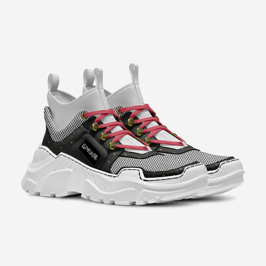 LIVELEO9 Cross Trainers | Black | Hounds Tooth |
