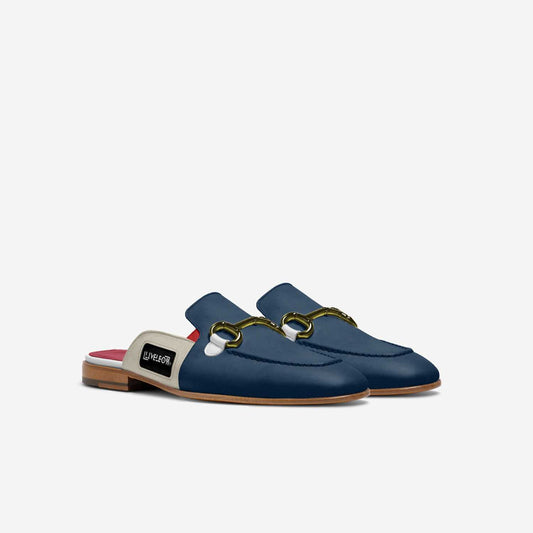 LIVELEO9 Oxford Flat | Navy | Scarlet Red | White |