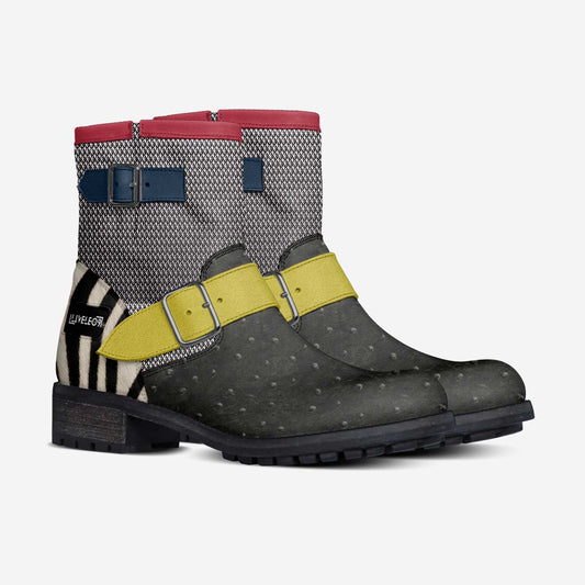 LIVELEO9 Low Rider Boots | Ostrich | Zebra | Hounds Tooth |