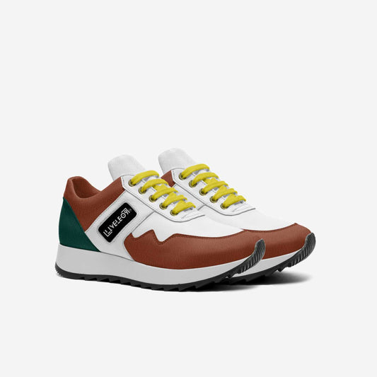 LIVELEO9 Kid Runners Classic 26' | White | Forrest Green | Brown | Yellow |