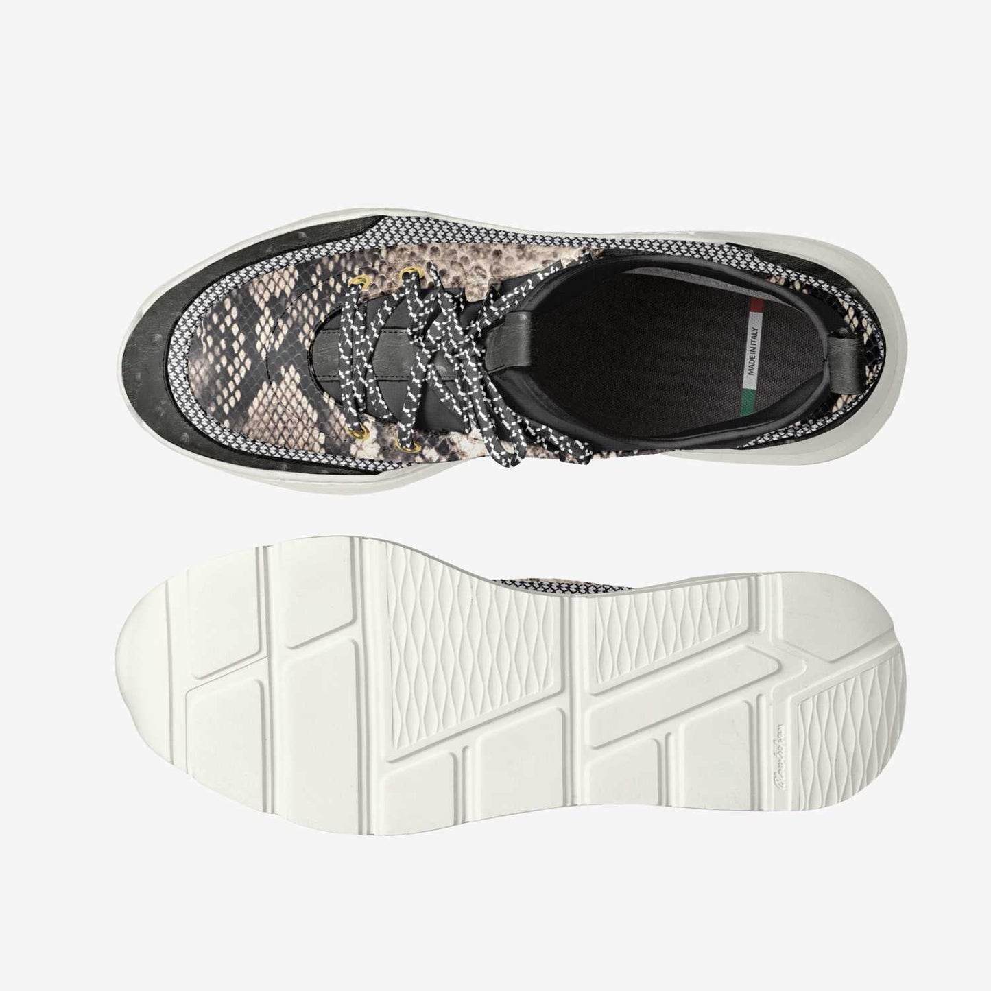 LIVELEO9 Sock Sneaker | Black | White | Snake Skin | Hounds Tooth |