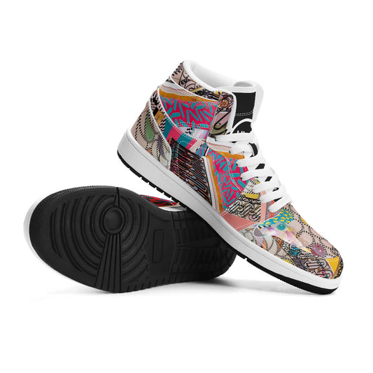 LIVELEO9 x AMIA High Top Mirage | Adults | White | Vegan Collection |