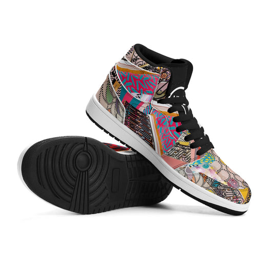 LIVEELEO9 x AMIA High Top Mirage | Adult | Black | Vegan Collection |